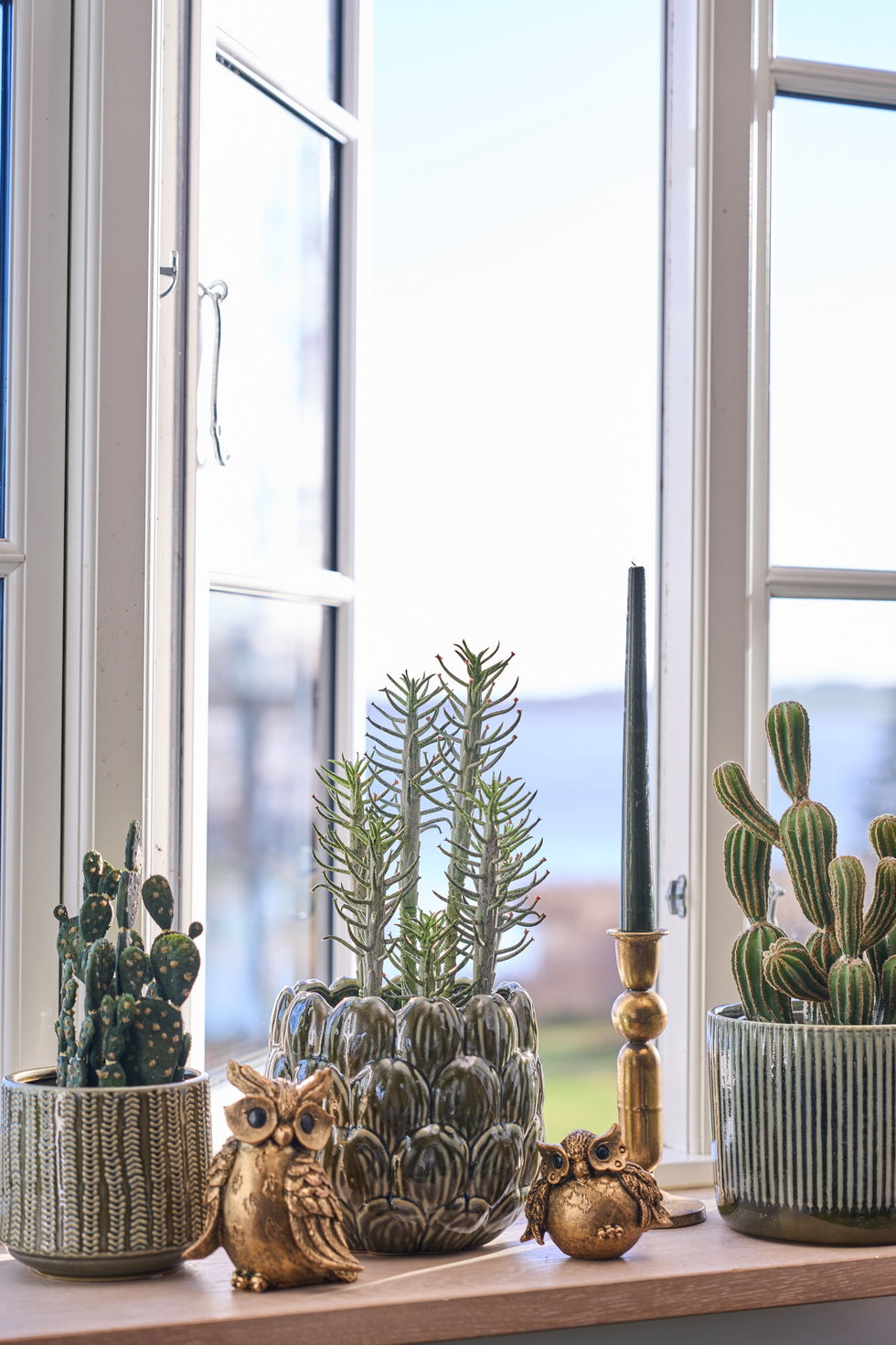 Speedtsberg - Uglefigur -  Antik-Guld - 12x7x14cm