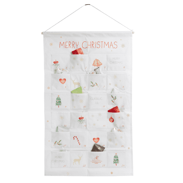 Julekalender - Aalborg Chokolade - Stofjulekalender for 2