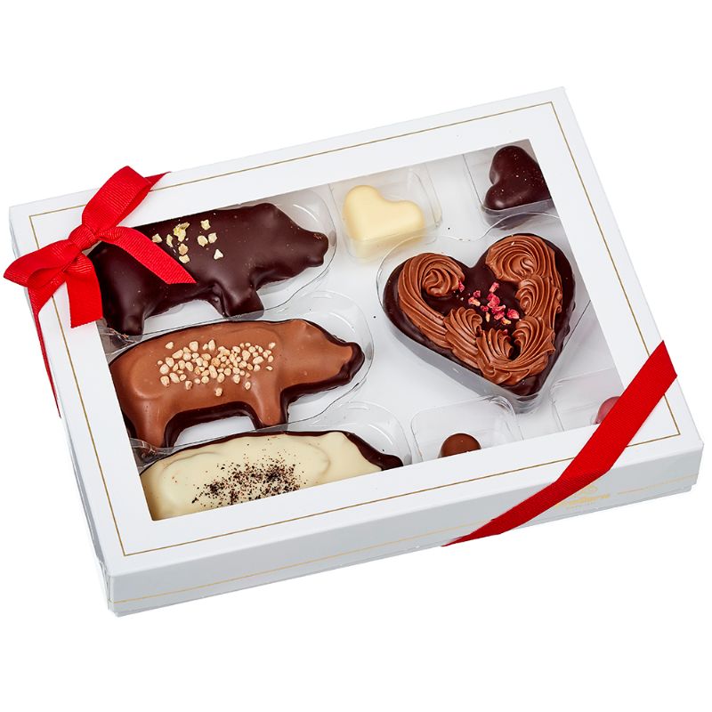 Frellsen - Chokoladeæske - Julegrise