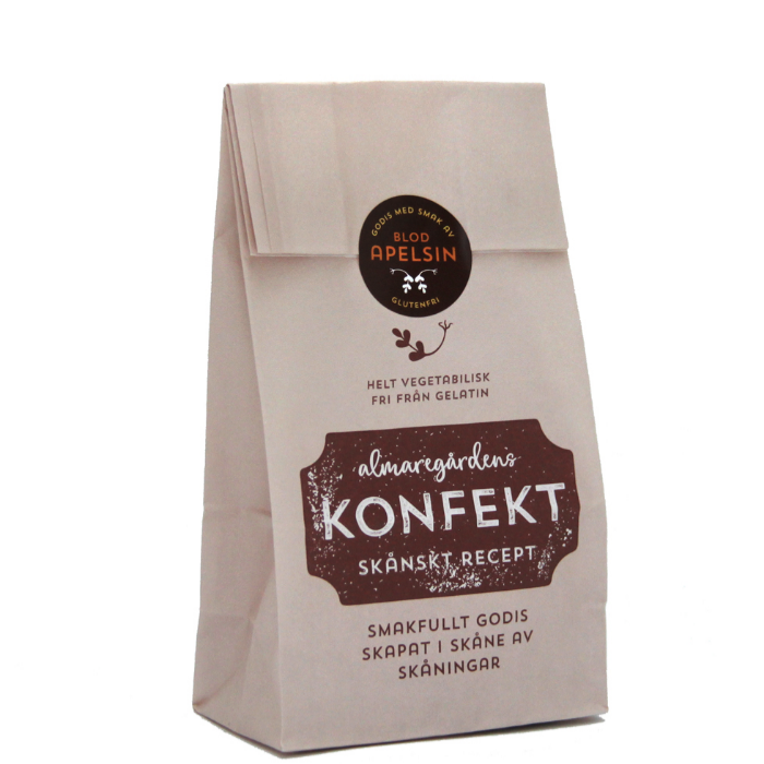 Almaregårdens Konfekt -  Blodapelsinkonfekt