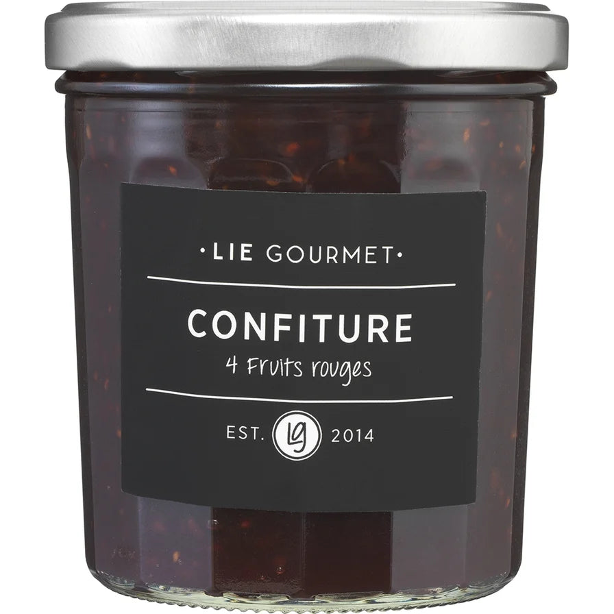 Lie Gourmet - Marmelade - 4 røde frugter