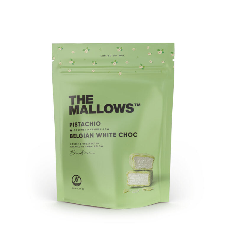 The Mallows - Skumfiduser - Pistacie & Hvid Chokolade