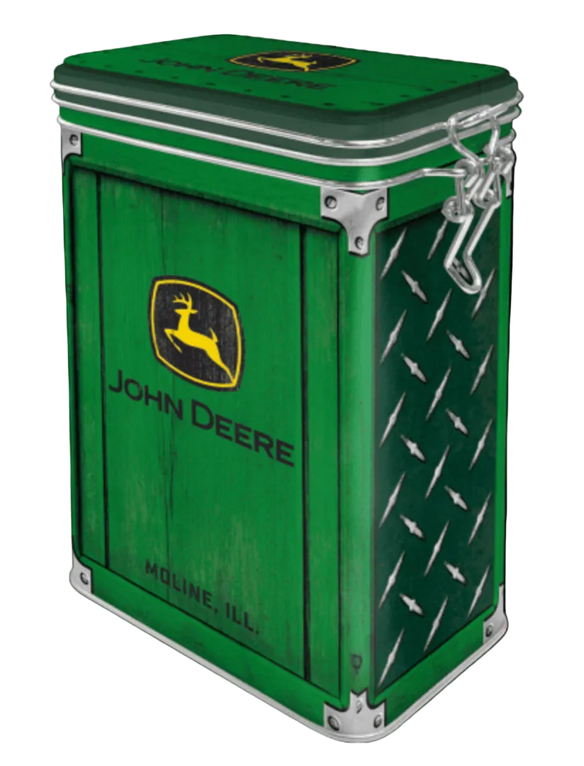 Hoist Living - Dåse med patentlåg - John Deere - Diamond Plate
