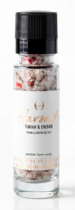 Nordisk - Havsalt kværn - Timian & Enebær