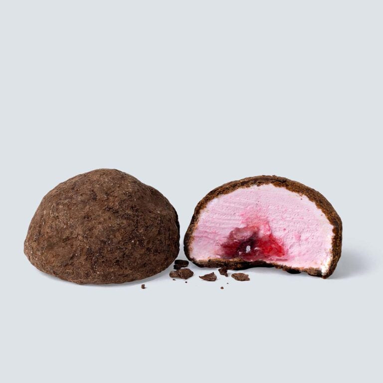 The Mallows - Strawberry Filled Mallows - Fin kakao og belgisk mørk chokolade