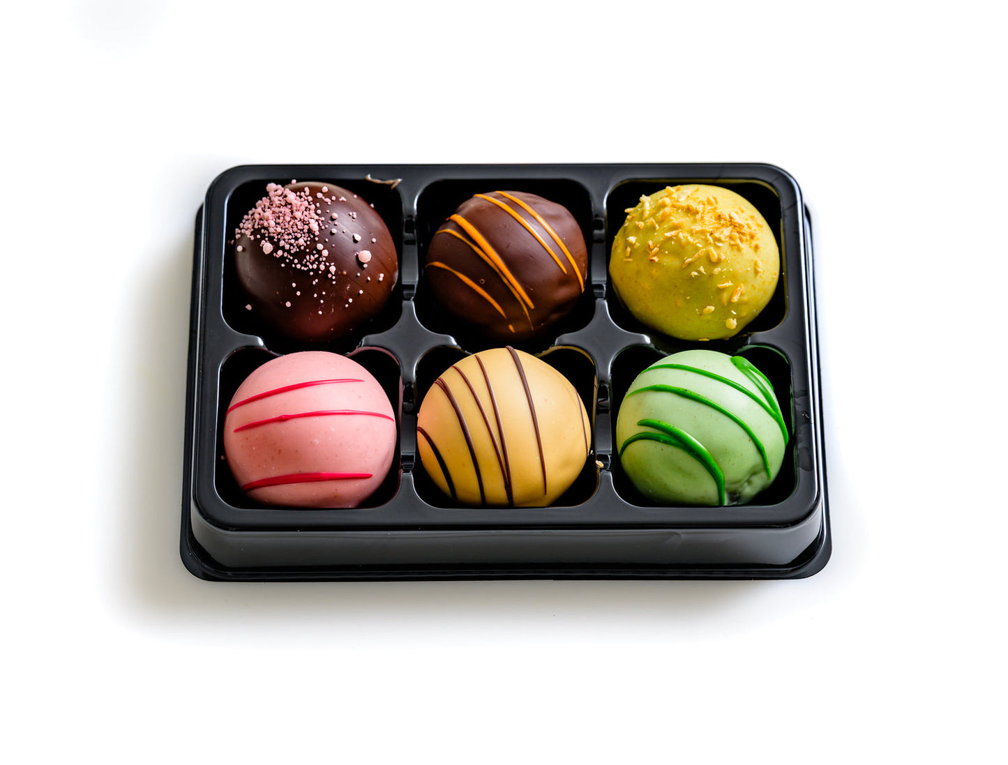 Reserved Chocolate - Luksus Trøffel Romkugler - Æske med 6 stk.