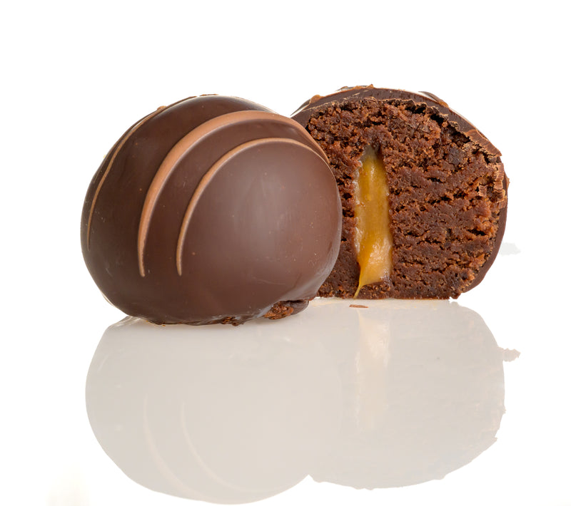 Reserved Chocolate - Luksus Trøffel Romkugler - Æske med 3 stk.
