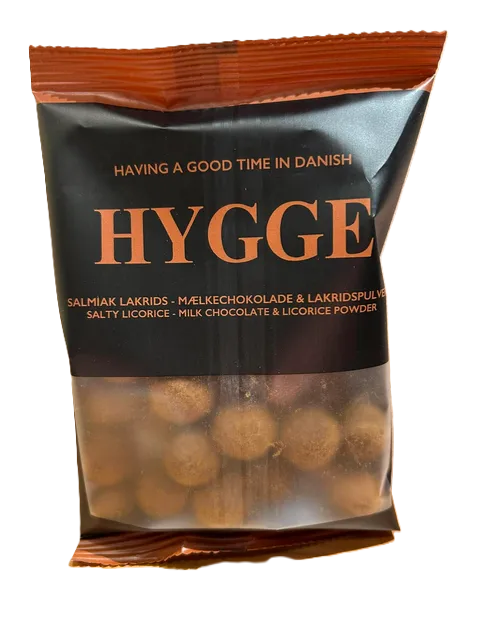 HYGGE - Salmiak Lakrids - Mælkechokolade & Lakridspulver