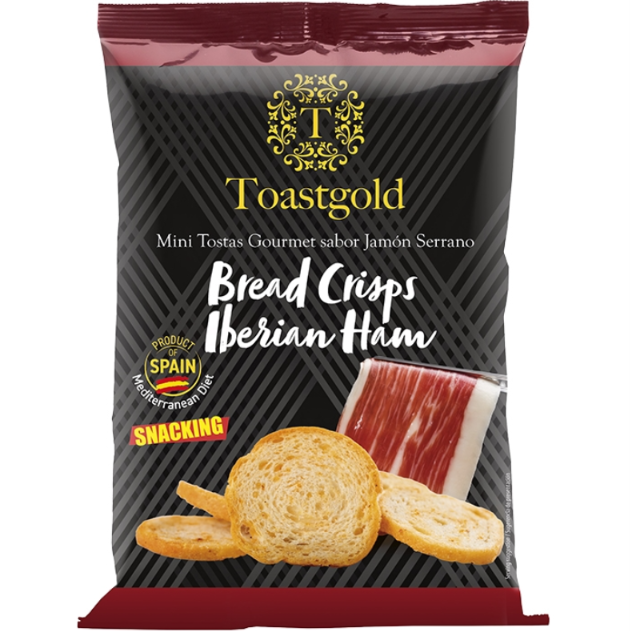 Mini Tostas Gourmet - Iberico skinke - Brødchips