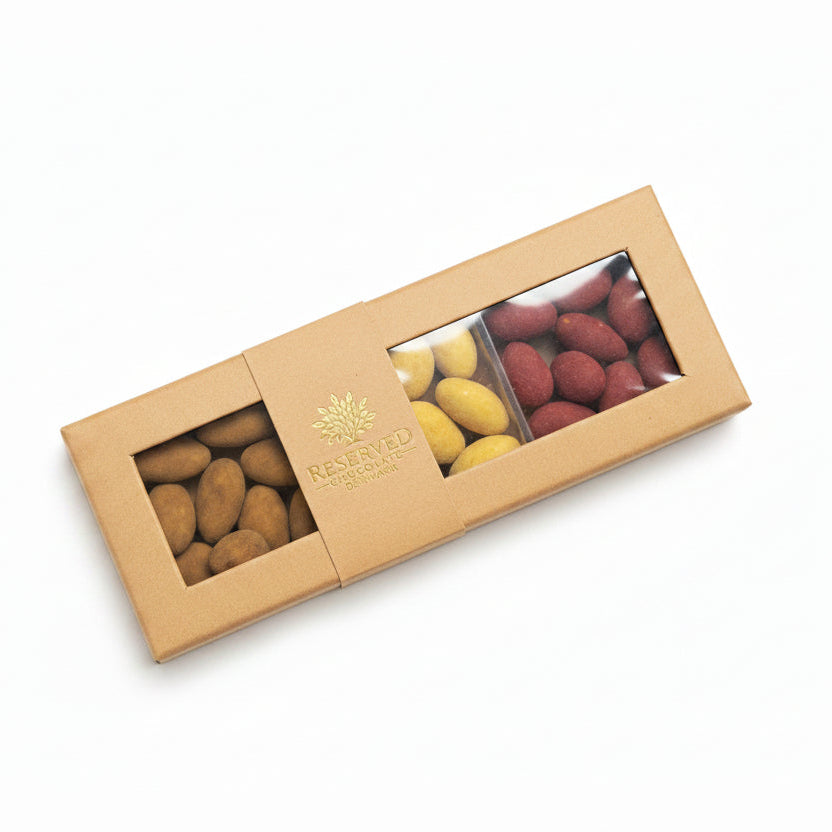 Reserved Chocolate - Chokolademandler – 3 smagsvarianter