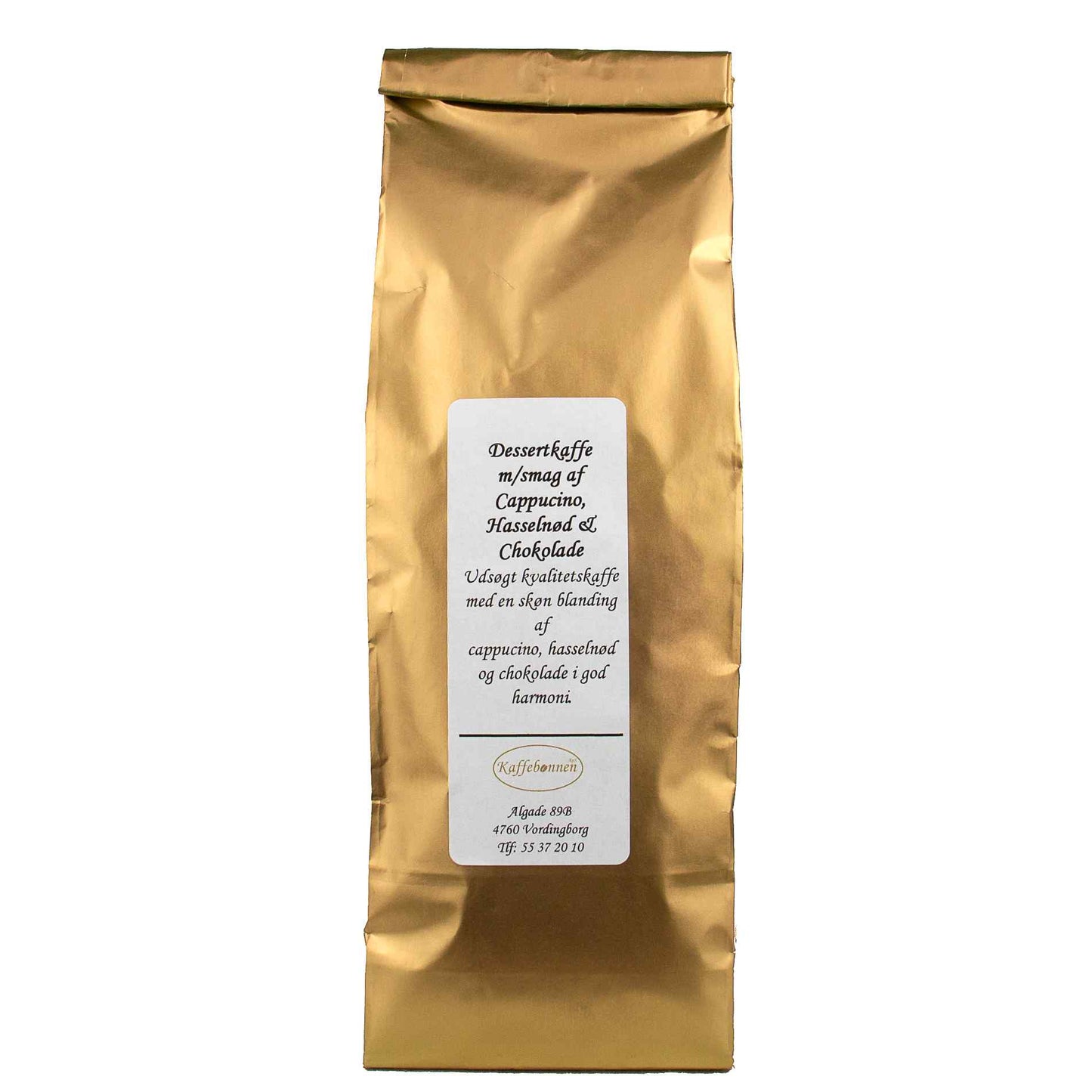 Cappuccino, Hasselnød og Chokolade