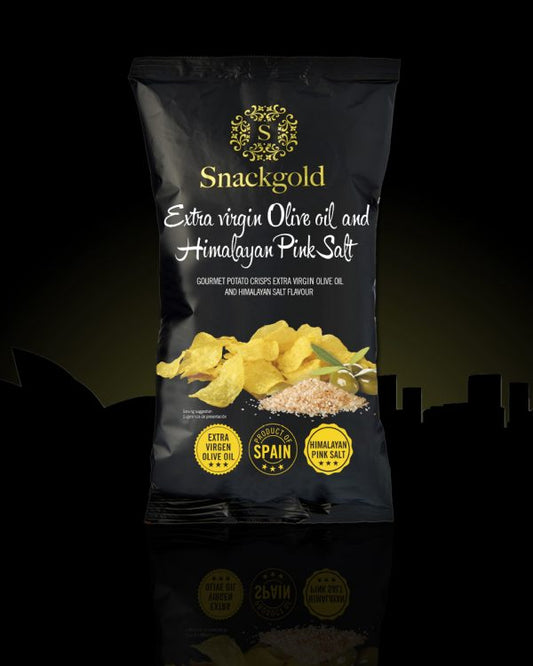 Snackgold - Chips - Jomfru Olivenolie og Himalayasalt