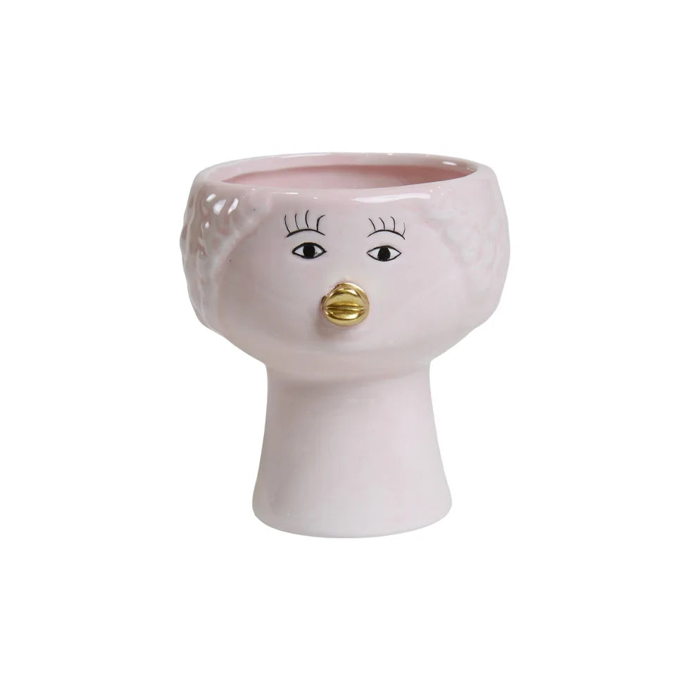 Vase - Keramik - And - Rosa