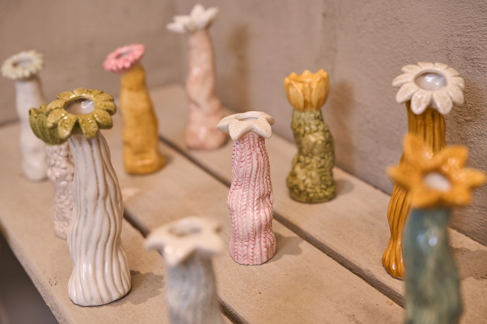 Speedtsberg - Vase - Keramik - Blomst til stilk