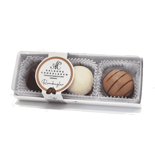 Aalborg Chokolade -Glutenfri Trøffel-Romkugler