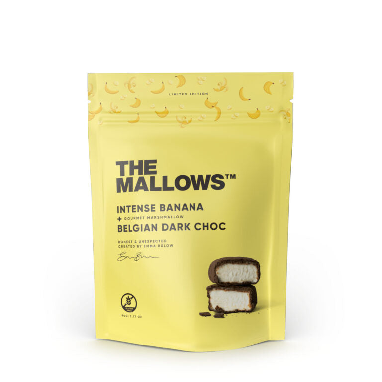 The Mallows - Skumfiduser - Mørk chokolade og banan