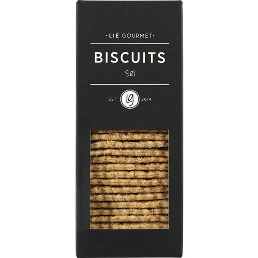Lie Gourmet - Biscuits - Gourmetkiks med rug og flagesalt