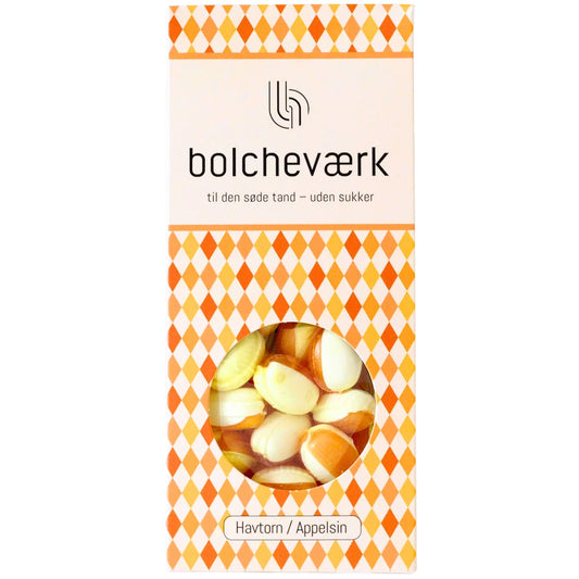 Bolcheværk - Sukkerfri bolcher - Havtorn & Appelsin