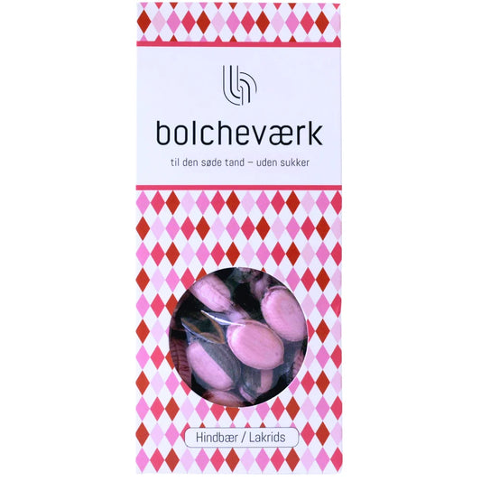 Bolcheværk - Sukkerfri bolcher - Hindbær & Lakrids