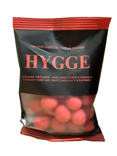 HYGGE - Vingummi - Hvid Chokolade & Hindbær