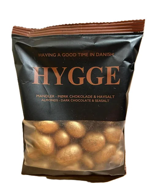HYGGE - Mandler - Mørk Chokolade & Havsalt