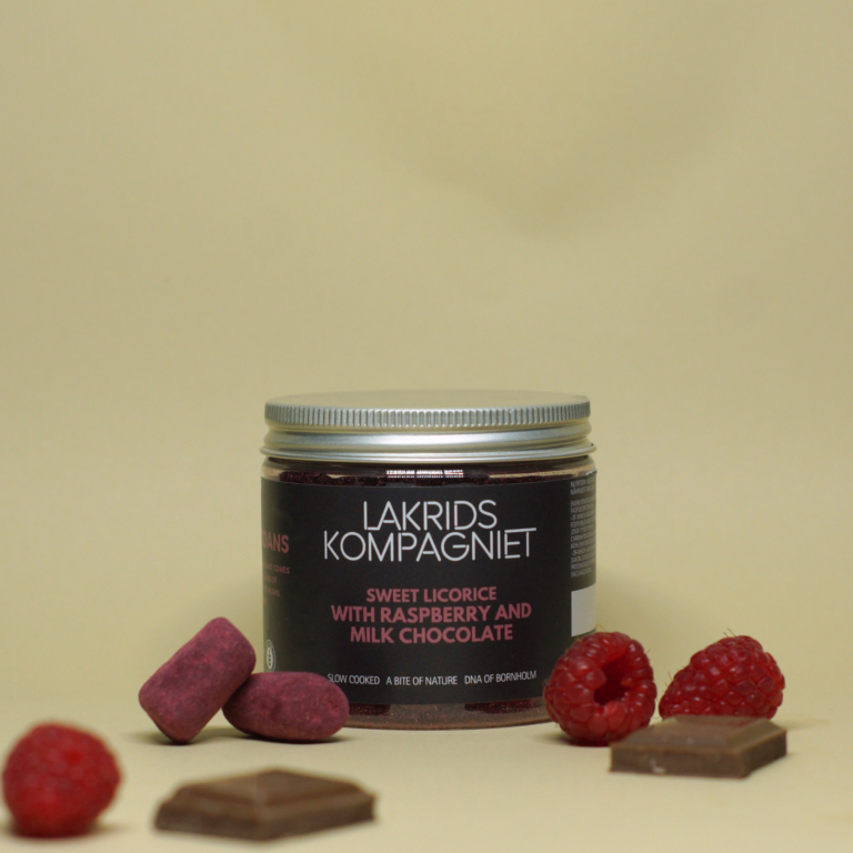 Lakrids Kompagniet - Hindbær og mælkechokolade