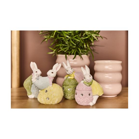 2HAVE - Hare med Æg - 4 farver - 12cm
