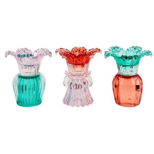 2HAVE - Lysestage - Palm - Multifarvet -  14 cm