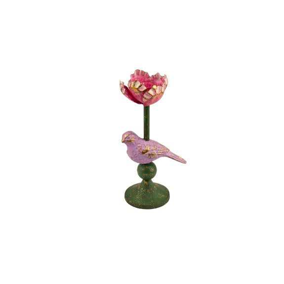 2HAVE - Lysestage - Fleur/Bird - Støbejern - 23x8cm