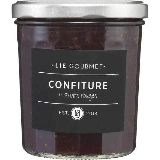 Lie Gourmet - Marmelade - 4 røde frugter