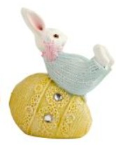 2HAVE - Hare med Æg - 4 farver - 12cm