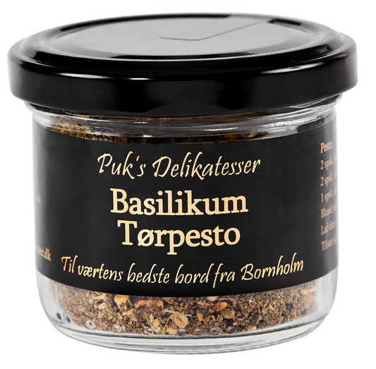Puks Delikatesser - Tørpesto - Basilikum