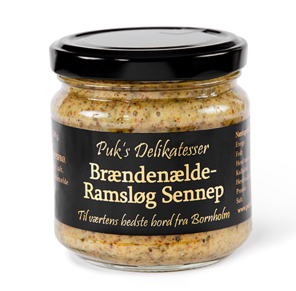 Puks Delikatesser - Sennep - Brændenælde og Ramsløg