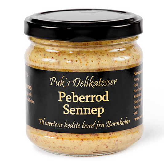 Puks Delikatesser - Sennep - Peberrod