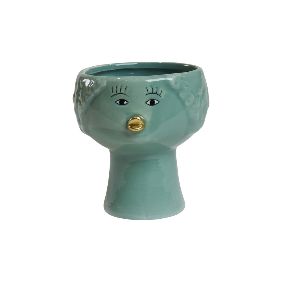 Vase - Keramik - And - Aqua