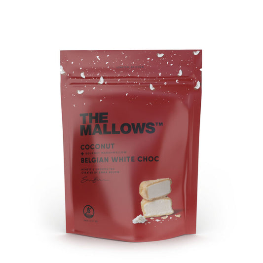 The Mallows - Skumfiduser med kokos og hvid chokolade
