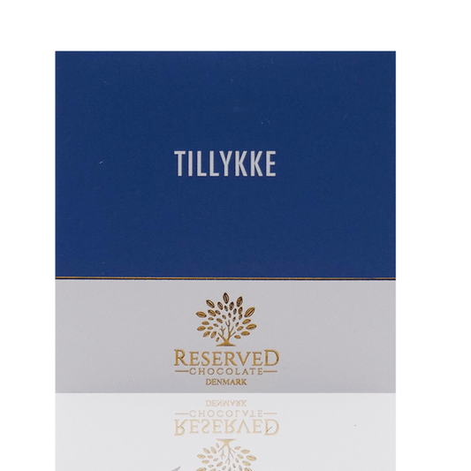 Reserved Chocolate - Chokoladeplade - Tillykke