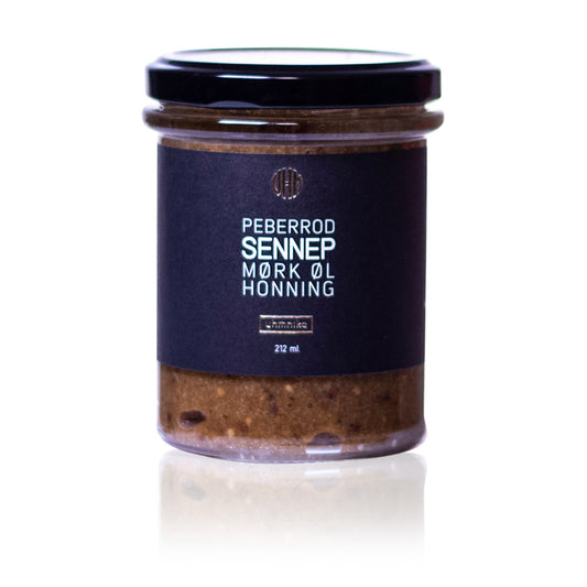 Uhmnika - Sennep med peberrod, øl og honning