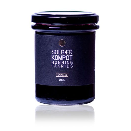 Uhmnika -  Solbærkompot med Honning & Lakrids