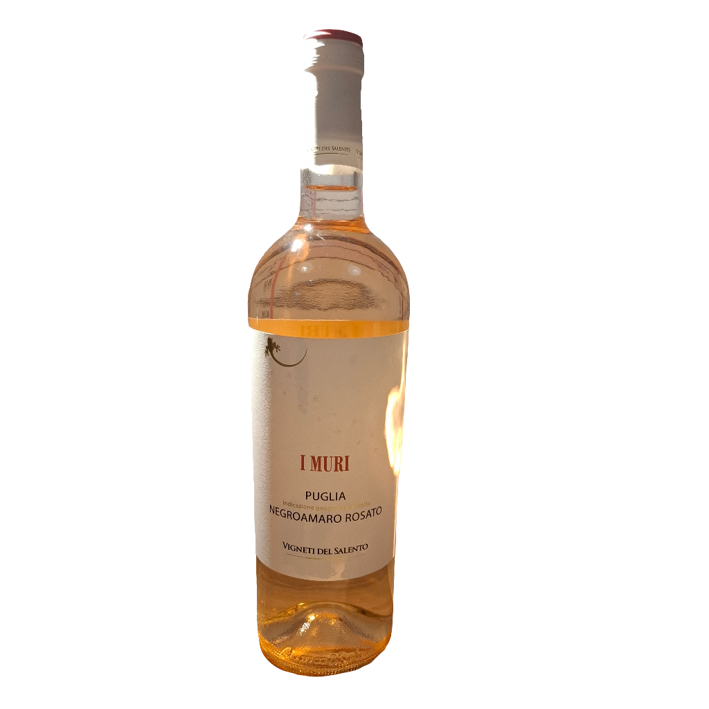 Negroamaro Rosato Puglia IGT – I Muri – Frisk og Frugtrig Rosé fra Salento