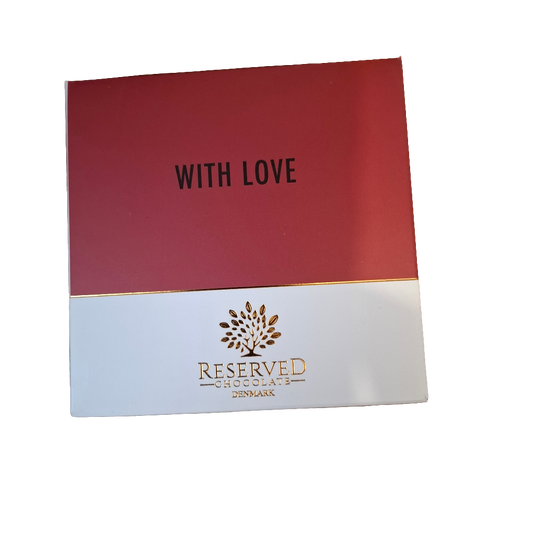 Reserved Chocolate - Chokoladeplade - With love
