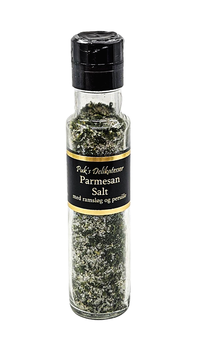 Puks Delikatesser - Parmesan Salt med ramsløg og persille