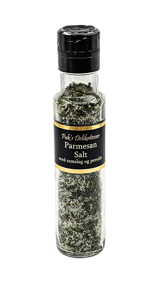 Puks Delikatesser - Parmesan Salt med ramsløg og persille