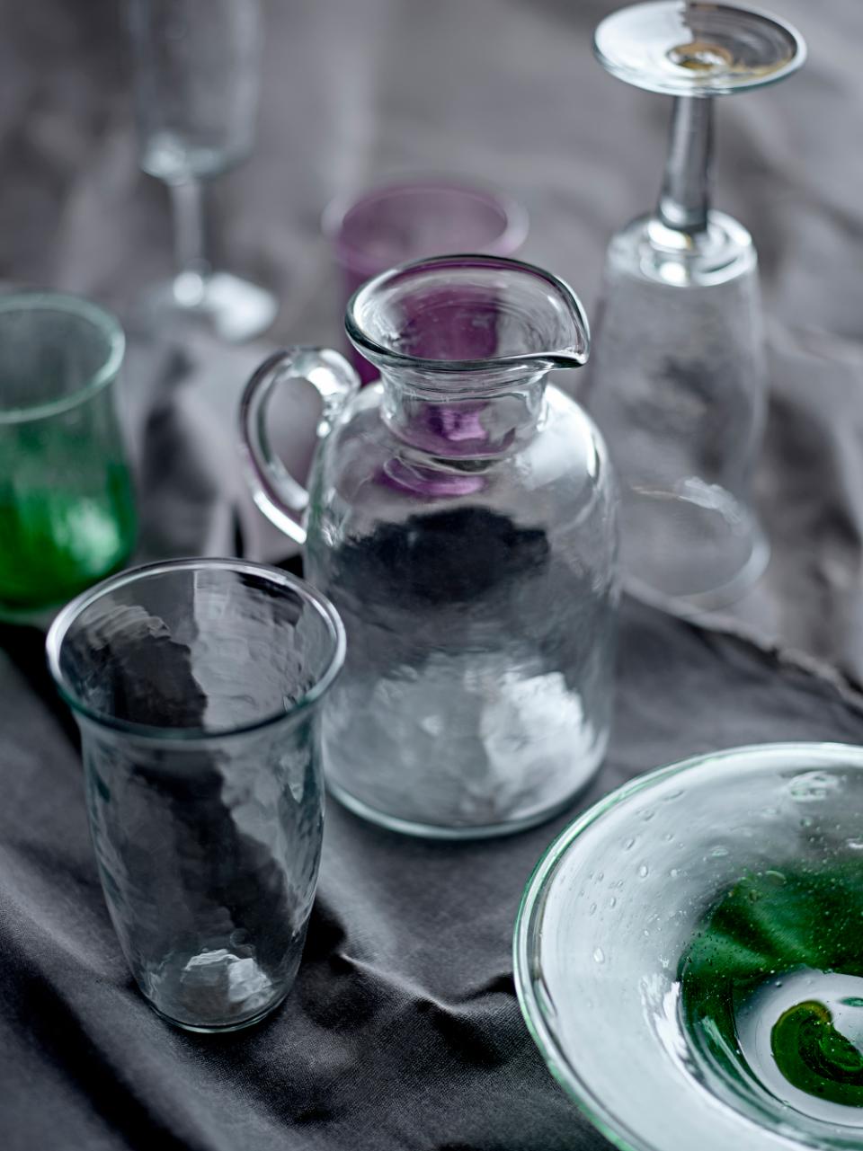 Bloomingville - Sunil Tallerken - Multifarvet, Glas