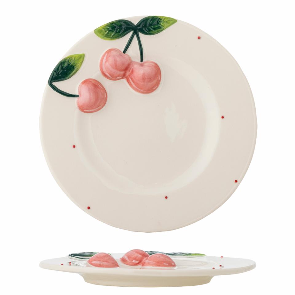 Bloomingville - Berrie Tallerken – Rosa Stentøj