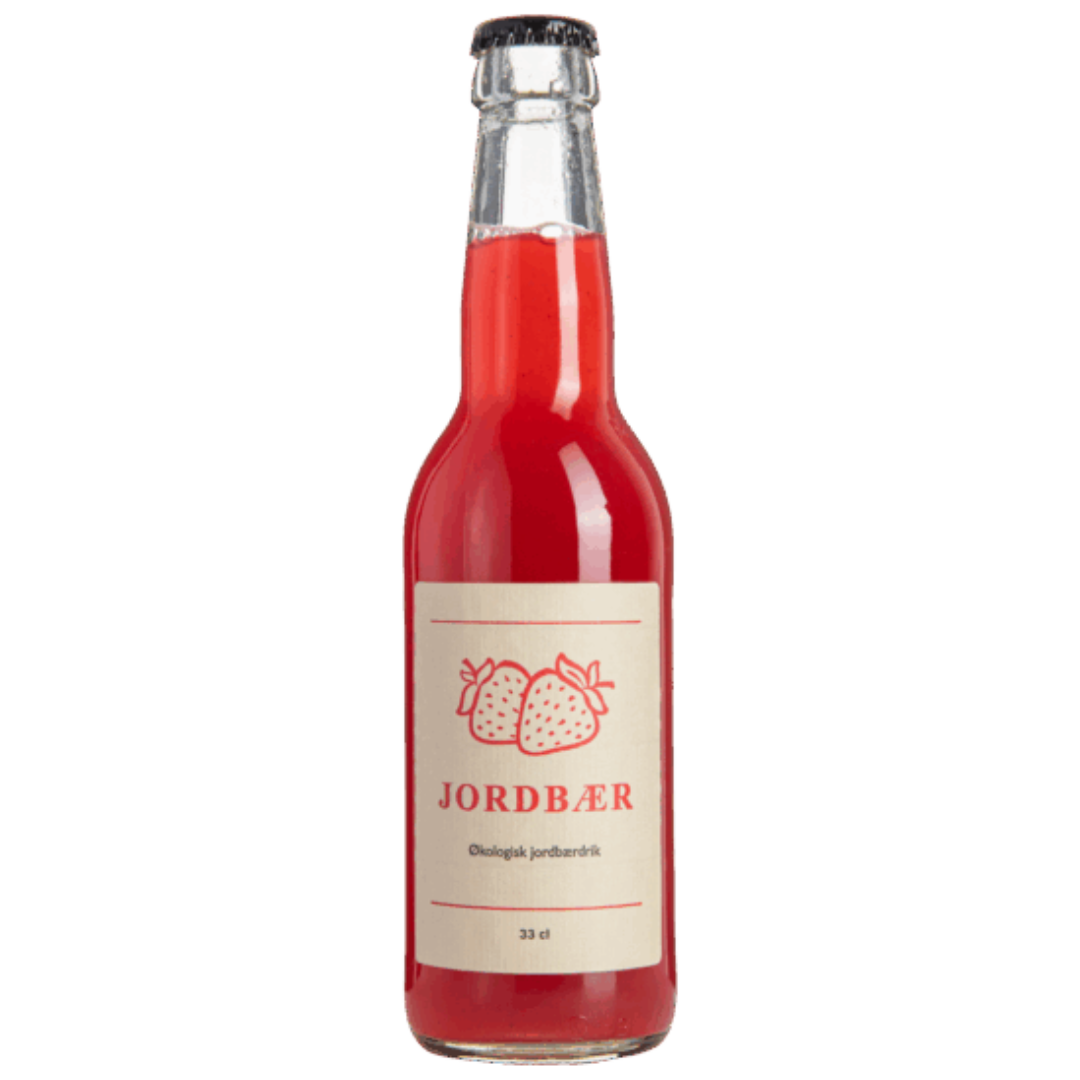 Bryghuset Møn - Økologisk - Saft - Jordbær
