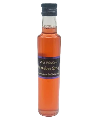 Puks Delikatesser - Sirup - Rabarber