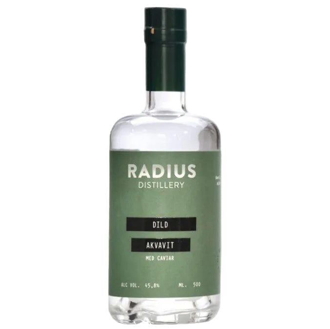 Radius Distillery - Økologisk - Dild Akvavit med Caviar